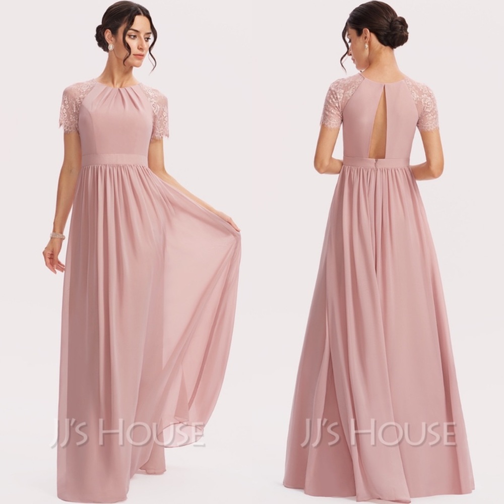 JJ’s House Floor Length Dusty Rose Maxi Dress